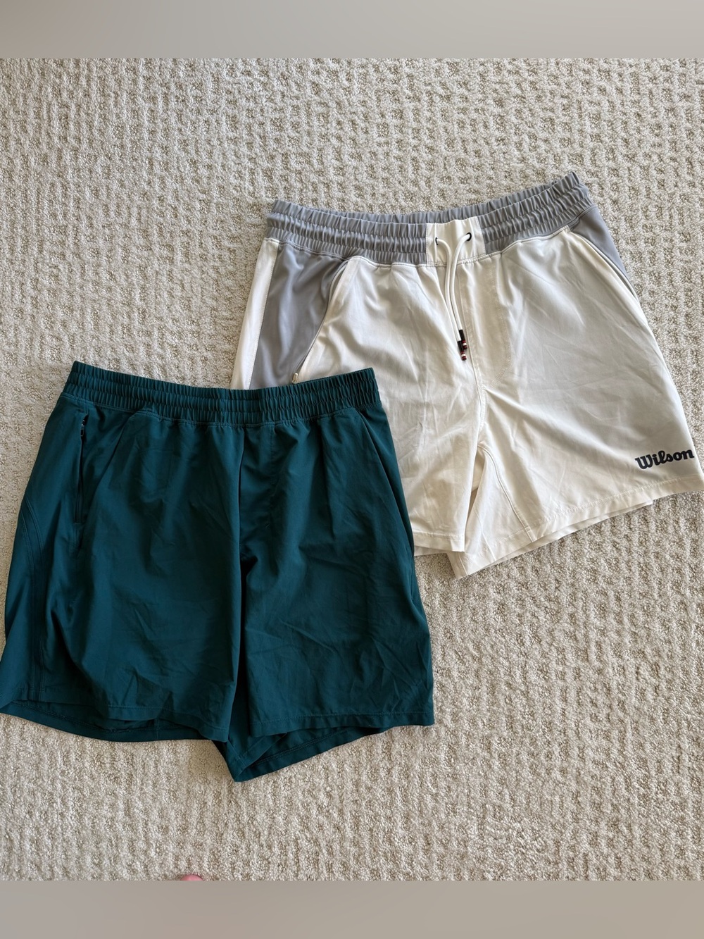 Men’s lululemon athletica and Wilson Athletic Shorts (M)